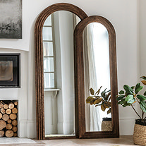 Trending Category - Mirrors - Freestanding Walnut Mirror