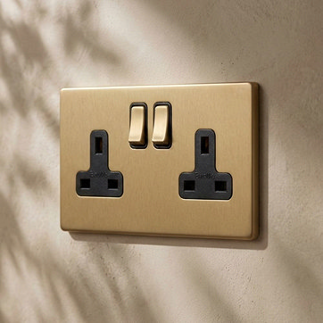 Chrome Plug Socket