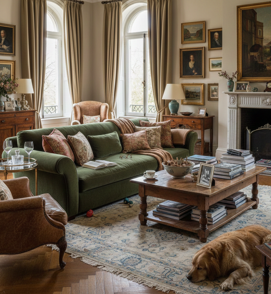 Lived-in Luxury Living Room