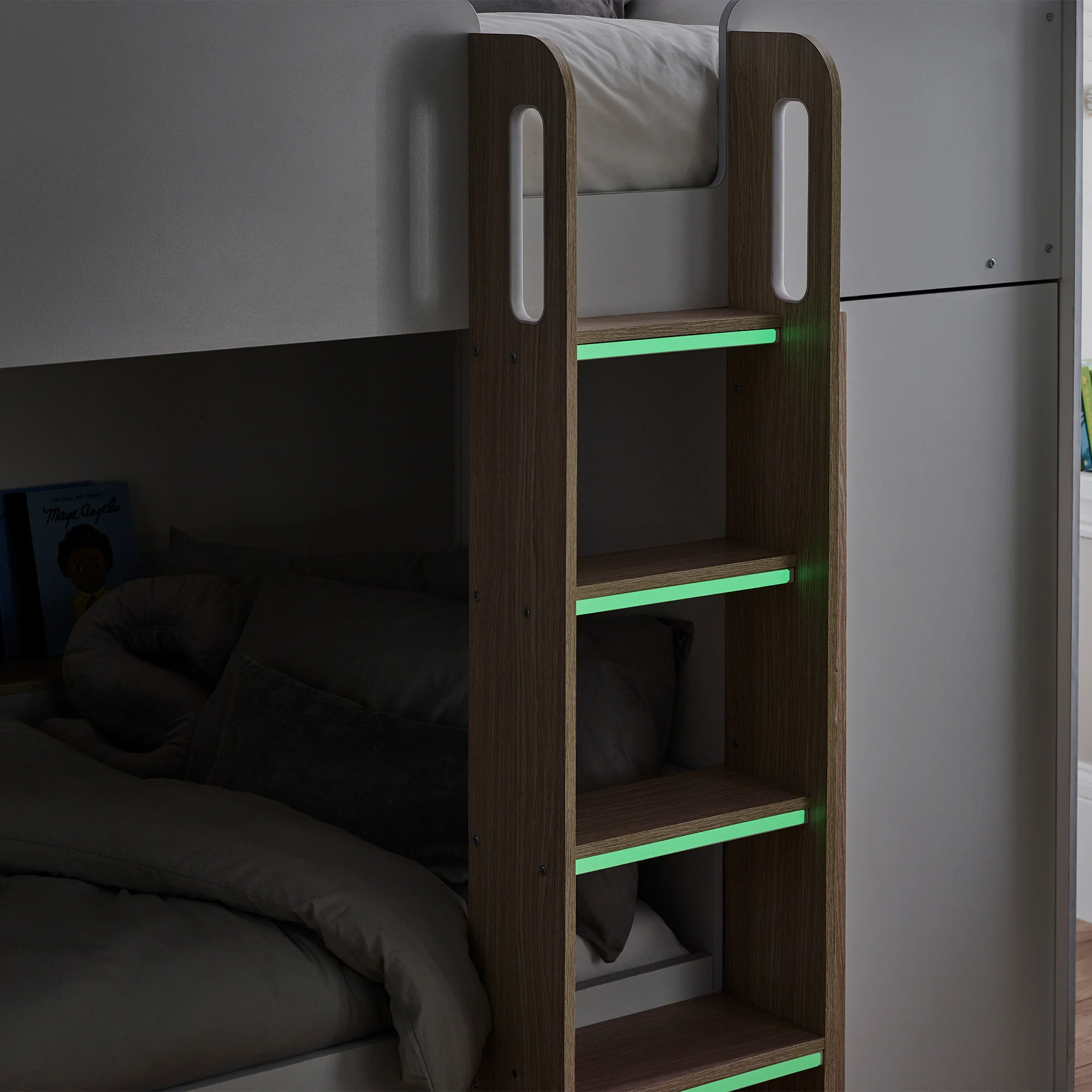 Colwyn Bunk Bed - White & Wood