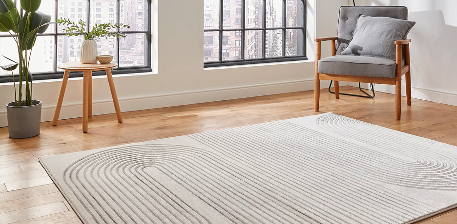 mid century modern style living room