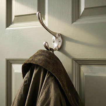 Front door hook with coat