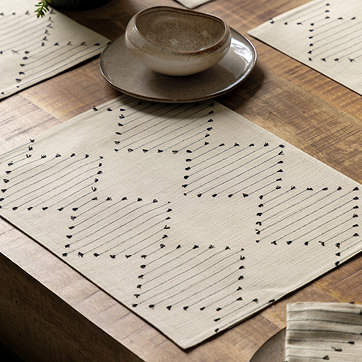 Placemat On Dining Room Table - Tableware