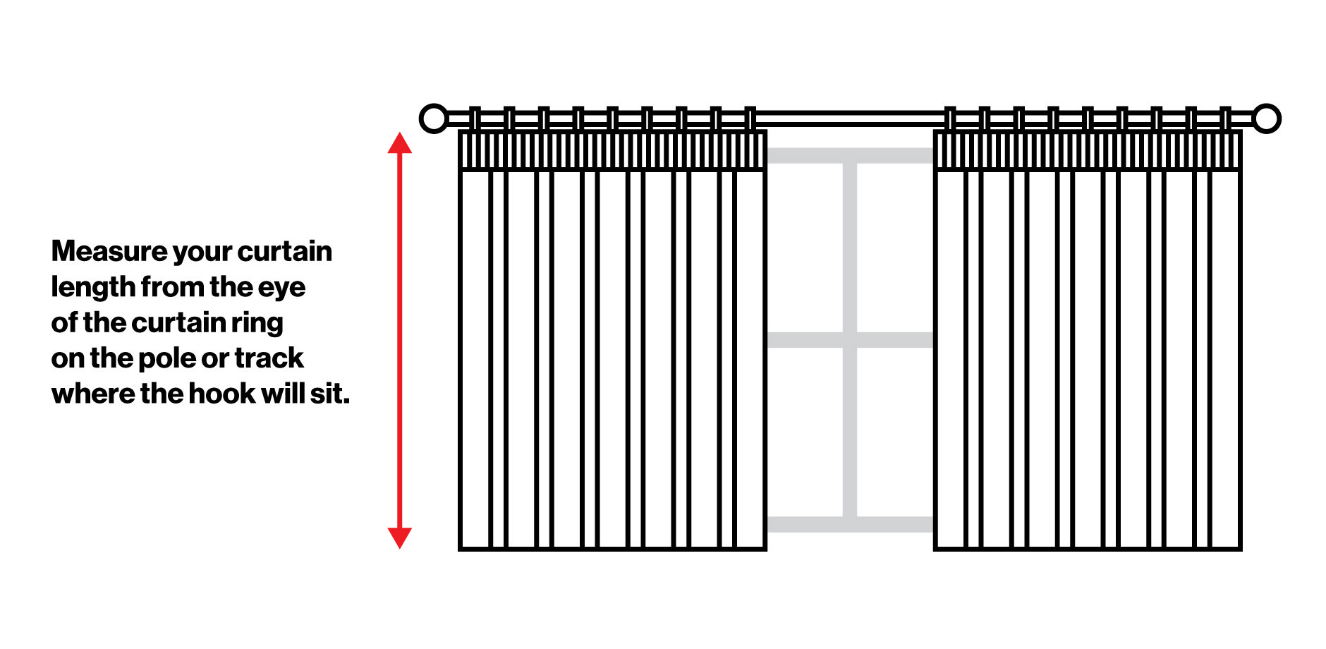 sill length curtains example
