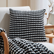 Trending Category - Home Furnishings - black and white cushion on chair