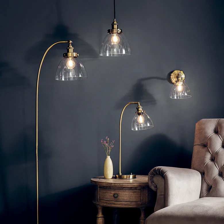 industrial style living room lighting ideas