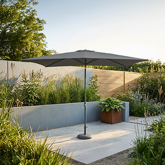 2.4mx3m Crank and Tilt Rectangular Parasol