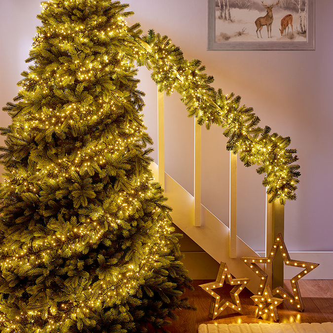 2000 Clusterbrights with warm white