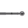 22-25mm Ball Eyelet Pole Charcoal stock image