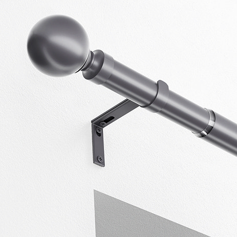 22-25mm Ball Eyelet Pole Charcoal image