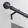 22-25mm Extendable Eyelet Ball Curtain Pole Image