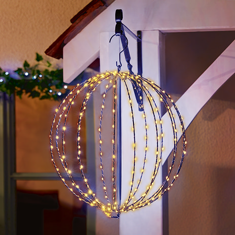 Wilder Multi action warm light metal ball decoration