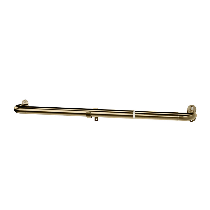 25-28mm Ext Room Darkening Pole image in antique brass stock