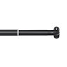 25-28mm Extendable Room Darkening Pole Black image close up stock