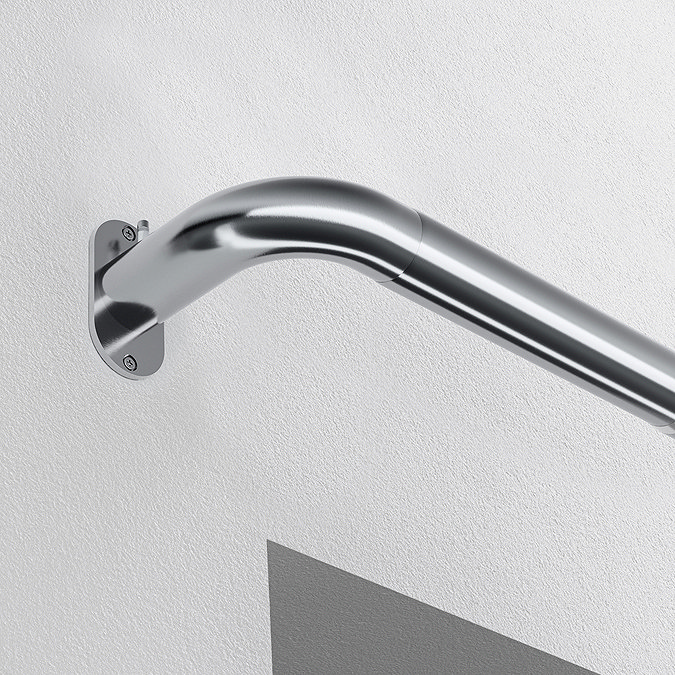 120-210cm extendable room darkening curtain pole close up image