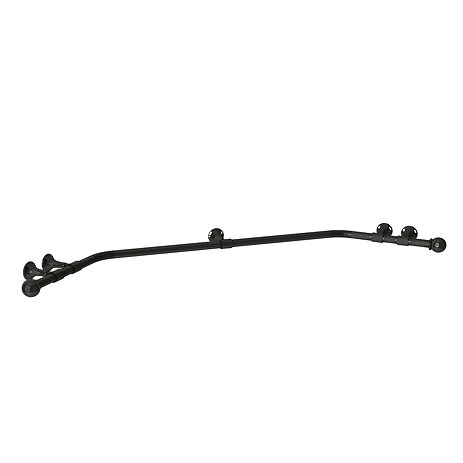 28mm 400cm Poles Apart Ball Eyelet 3 Sided Bay Pole Kit Black image