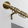 28mm Fixed Ball Pole Antique Brass image