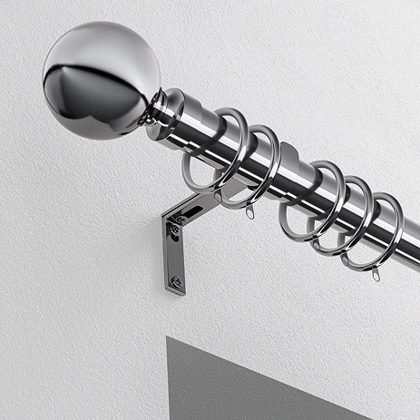 28mm Fixed Ball Pole in Chrome image