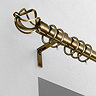 28mm Fixed Cage Pole Antique Brass image