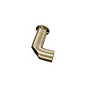 28mm Room Darkening Support in antique brass image stock