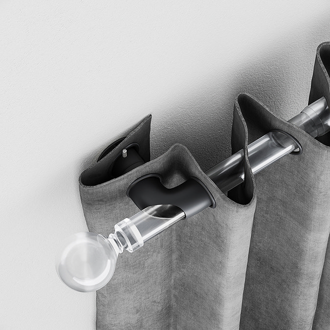 28mm Room Darkening Support Brackets in black image