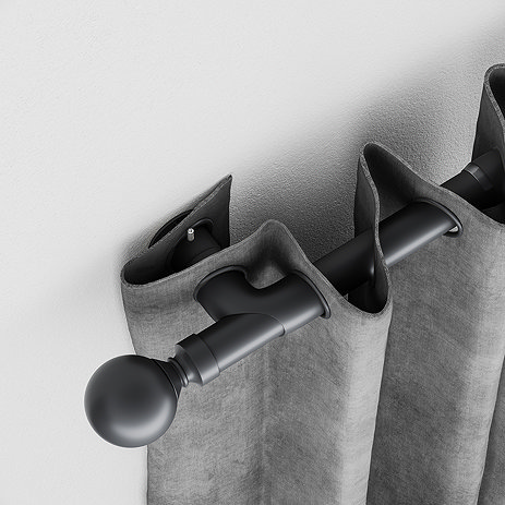 28mm Room Darkening Support Brackets in black image