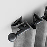 28mm Room Darkening Support Brackets in black image