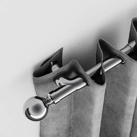 28mm Room Darkening Support brackets in chrome image