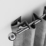 28mm Room Darkening Support brackets in satin silver image
