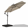 3m round cantilever garden parasol