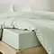 Extra deep fitted sheet in sage image 2
