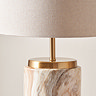 Addison stone effect ceramic table lamp