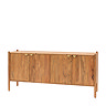 cut out image of four door acacia wood sideboard