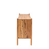 side on cut out image of acacia wood sideboard