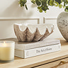 Shell Shaped display bowl on shelf