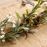Adeline Mistletoe and cone garland
