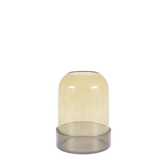 Aelia Small Smoked Candle Holder