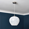 Agnes Confetti Glass Ceiling Light - White main image