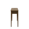 Alden 2 drawer console table walnut