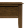 Alden 2 drawer console table walnut