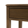 Alden 2 drawer console table walnut