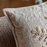Alivia Embroidered Snowflake Cushion
