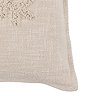 Alivia Embroidered Snowflake Cushion