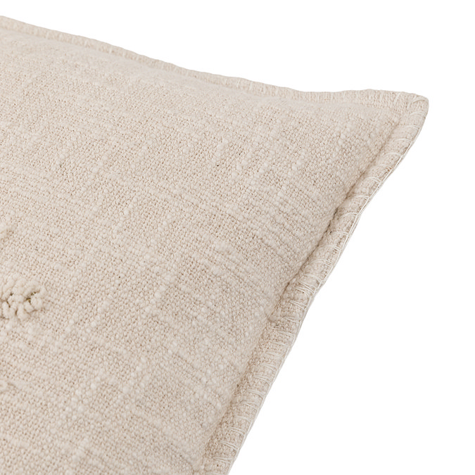Alivia Embroidered Snowflake Cushion