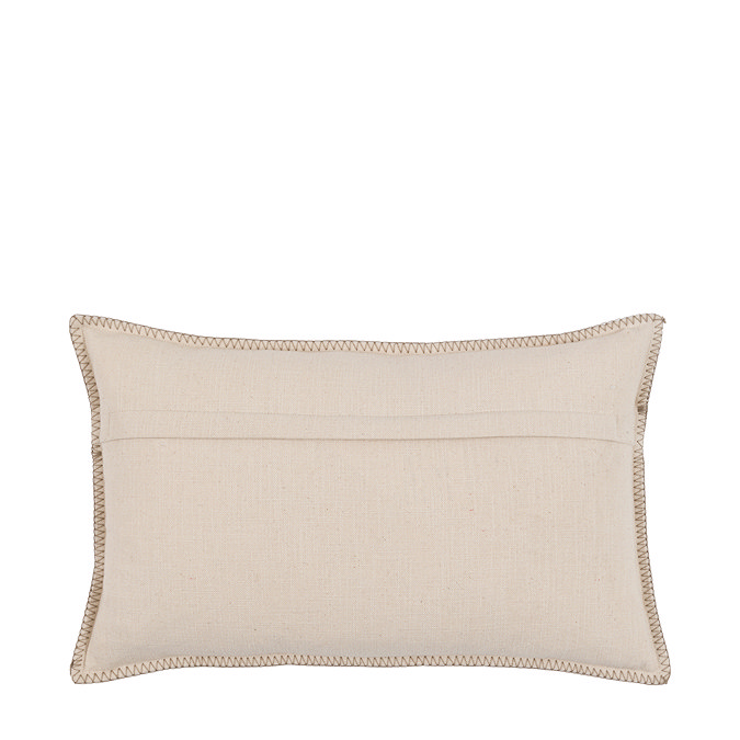 Alivia Embroidered Trees Cushion natural