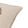 Alivia Embroidered Trees Cushion natural
