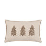 Alivia Embroidered Trees Cushion natural
