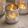 Christmas set of 3 candle Holders