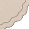 Alivia Luxury set of 4 scallop placemats set of 4