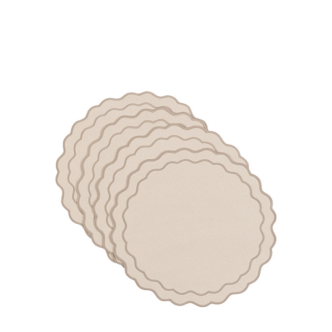 Alivia Luxury set of 4 scallop placemats set of 4